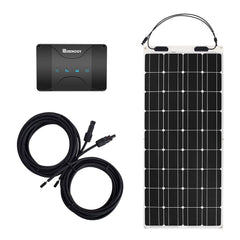 Renogy 12V 30A Dual Battery Charging + 1x 100W 12V Flexible Monocrystalline Solar Panel Kit