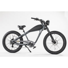 Revi Bikes Cheetah Cafe Racer 48V/13-17.5Ah 750W Fat Tire Electric Bike
