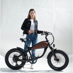 Revi Bikes Cheetah Mini 48V/15Ah 500W Fat Tire Electric Bike