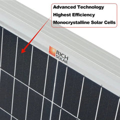 Rich Solar Mega 200W 24V Monocrystalline Solar Panel