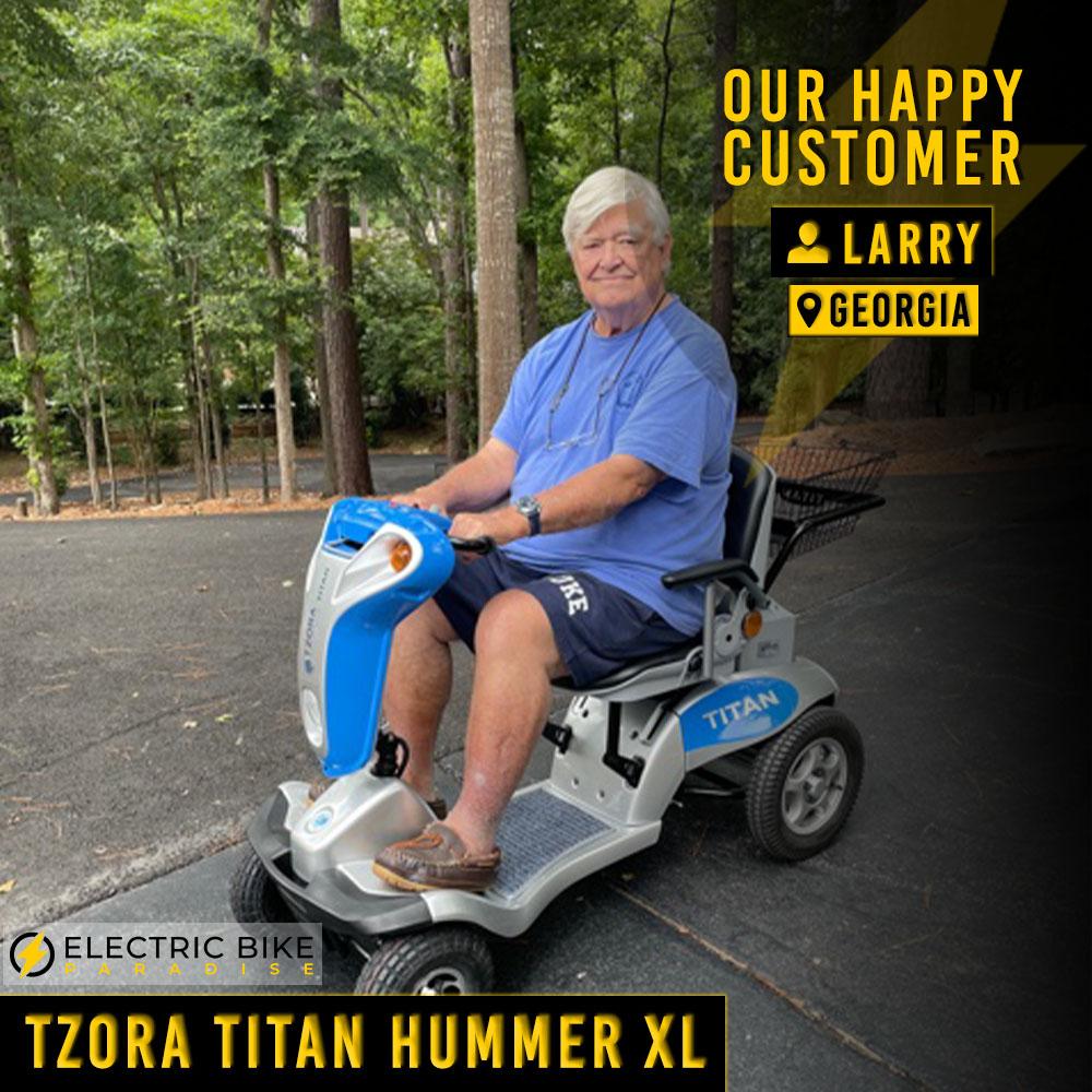 Tzora Titan Hummer XL Dividing 4-Wheel Mobility Scooter ES00261