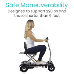 Vive Health 24V/10Ah 150W Folding 4-Wheel Mobility Scooter MOB1030