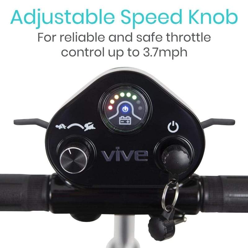Vive Health 24V/10Ah 150W Folding 4-Wheel Mobility Scooter MOB1030