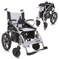 Vive Health 24V/10Ah 250W Compact Folding Electric Wheelchair MOB1029S