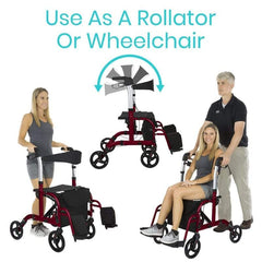 Vive Health Hybrid Wheelchair Rollator