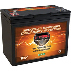 Vmaxtanks SLR60 12V/60Ah Solar AGM Deep Cycle Battery