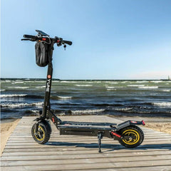 Yume S10 48V/21Ah 1000W Stand Up Electric Scooter beach background